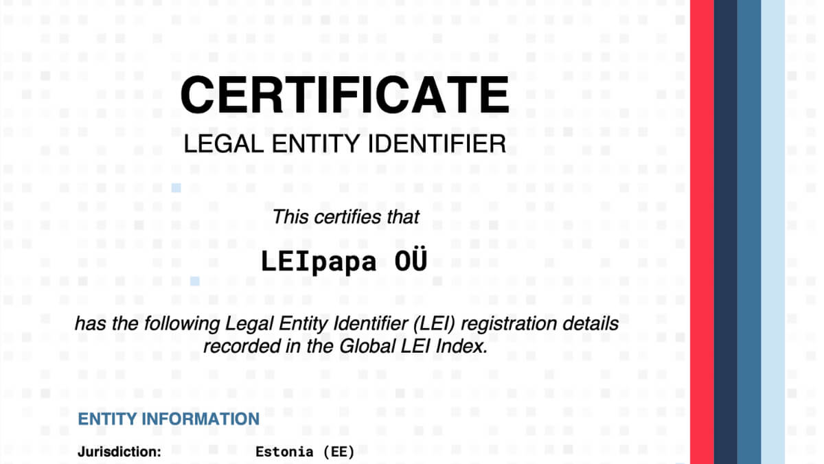 Free LEI Certificate Download Now Available on LEIprofile Free LEI Certificate Download Now Available on LEIprofile
